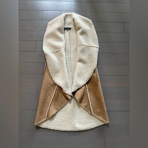 Saks Fifth Avenue Excellent Condition Sherpa Vest